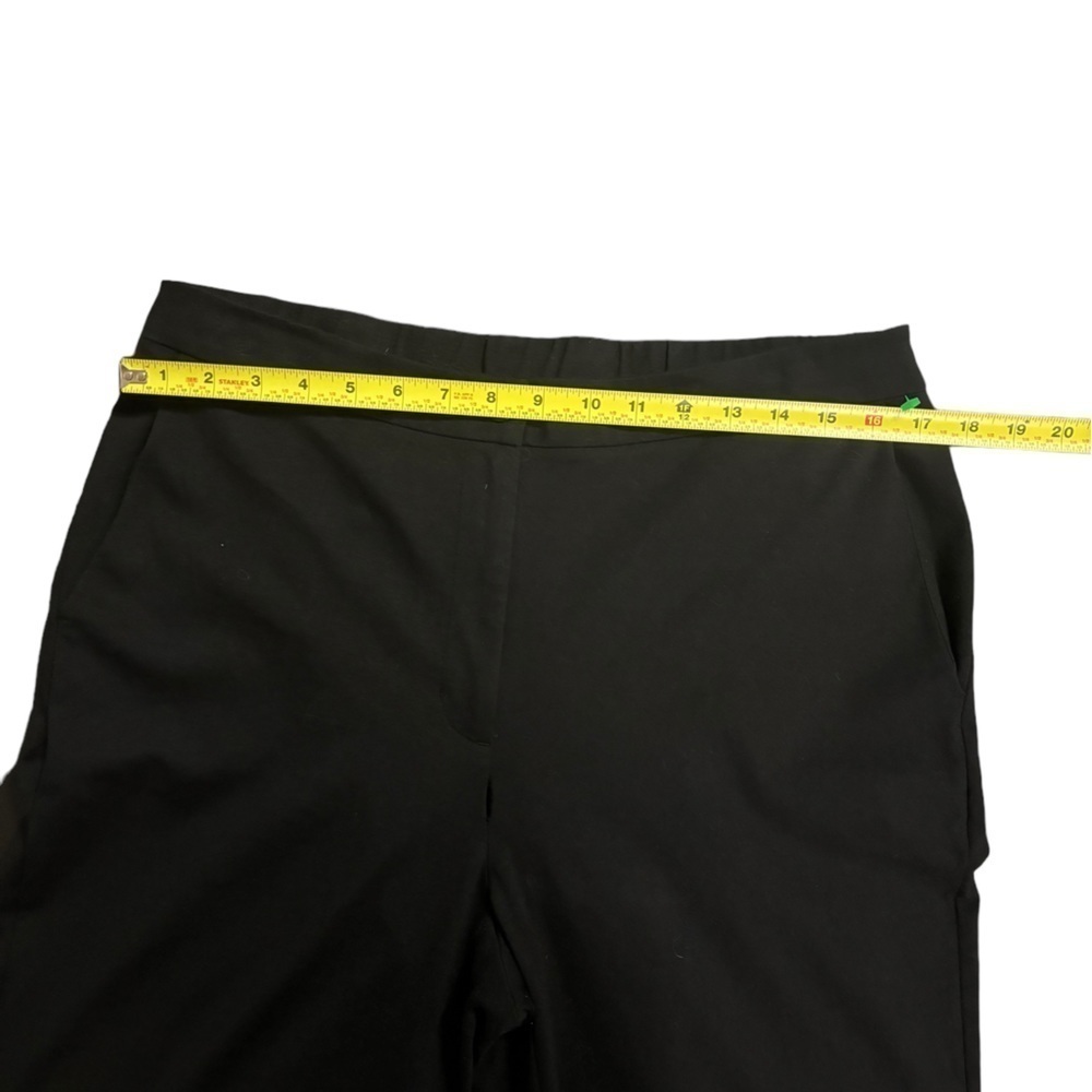 Eileen Fisher Women pull on pants Stretch Crepe Slim Ankle size large - Picture 4 of 9